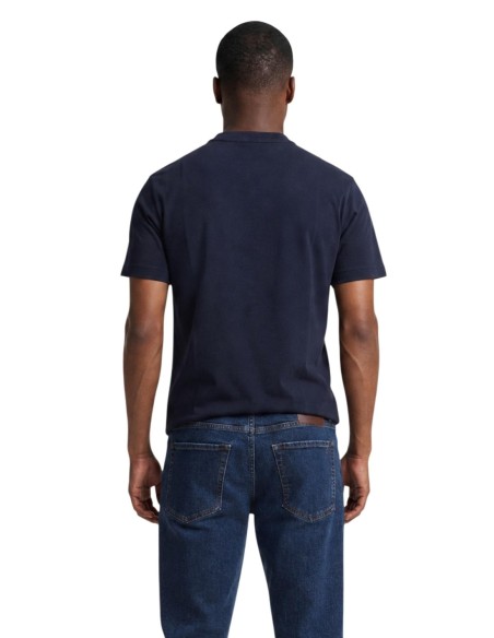 Armani Exchange t-shirt homme bleu imprimé col rond | ChoixMode