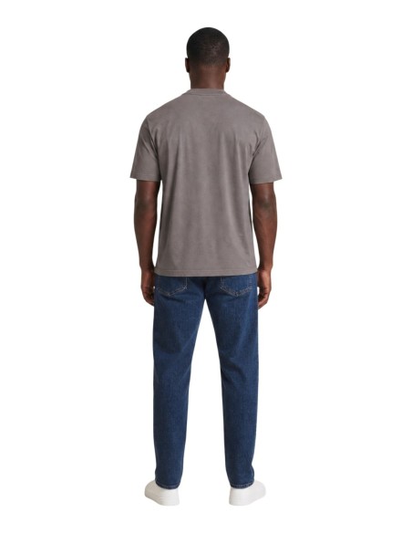 Armani Exchange t-shirt homme marron uni col classique | ChoixMode