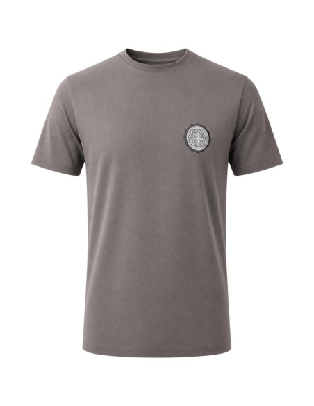 Armani Exchange t-shirt homme marron uni col classique | ChoixMode