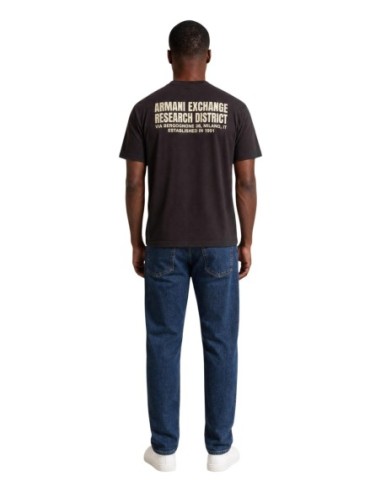 Armani Exchange t-shirt homme marron imprimé Turquie | ChoixMode