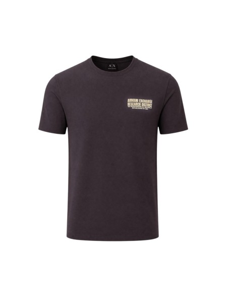 Armani Exchange t-shirt homme marron imprimé Turquie | ChoixMode