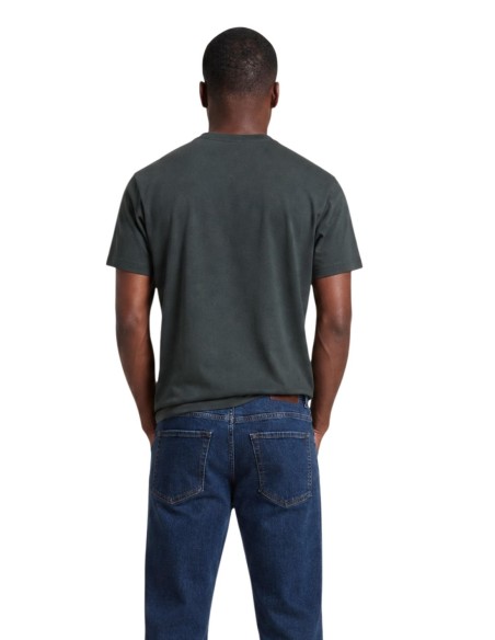 Armani Exchange t-shirt homme vert imprimé col classique | ChoixMode