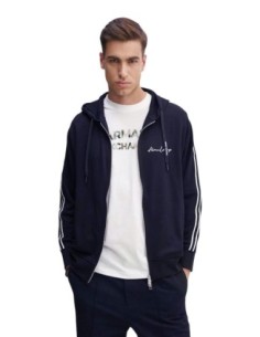 Armani Exchange sweat homme bleu viscose confortable | ChoixMode