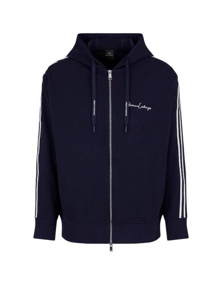 Armani Exchange sweat homme bleu viscose confortable | ChoixMode