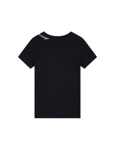 Armani Exchange t-shirt femme noir uni col rond | ChoixMode