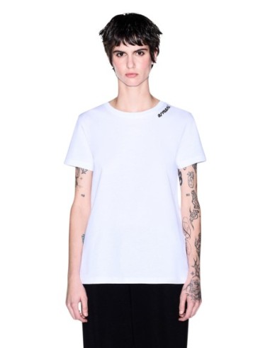 Armani Exchange t-shirt femme blanc uni essentiel | ChoixMode