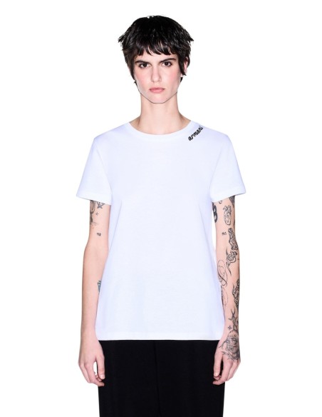 Armani Exchange t-shirt femme blanc uni essentiel | ChoixMode