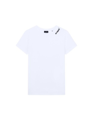 Armani Exchange t-shirt femme blanc uni essentiel | ChoixMode
