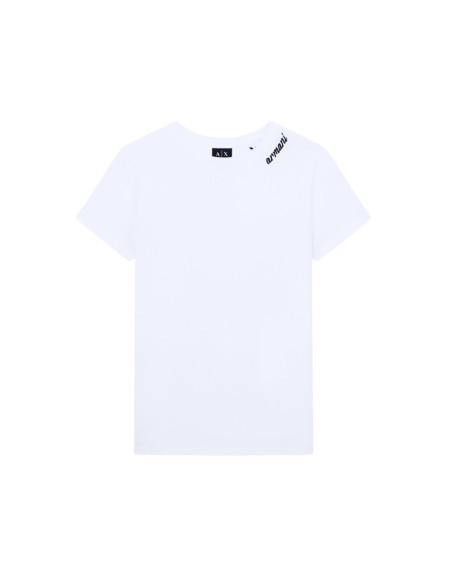 Armani Exchange t-shirt femme blanc uni essentiel | ChoixMode