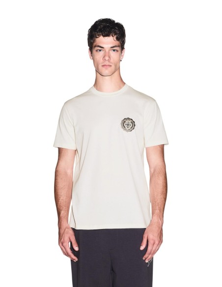 Armani Exchange t-shirt homme blanc uni coton | ChoixMode