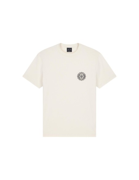 Armani Exchange t-shirt homme blanc uni coton | ChoixMode