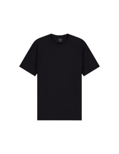 Armani Exchange t-shirt homme noir uni col rond | ChoixMode