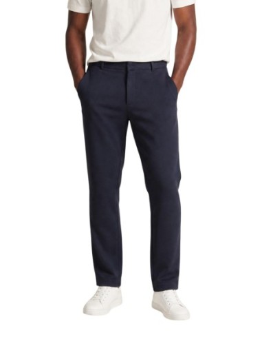 Armani Exchange pantalon homme bleu fermeture crochet | ChoixMode
