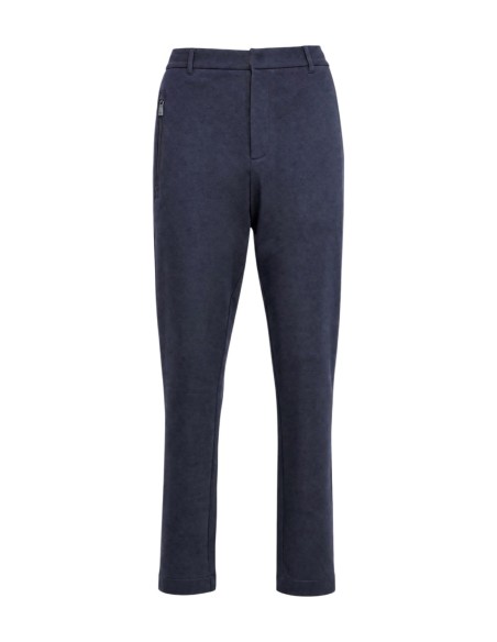 Armani Exchange pantalon homme bleu fermeture crochet | ChoixMode