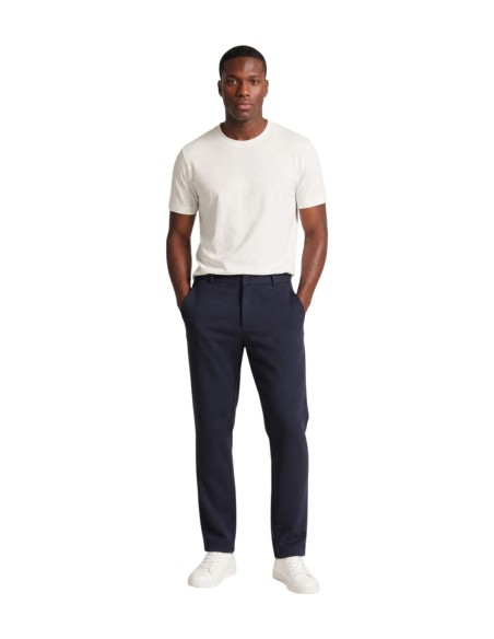 Armani Exchange pantalon homme bleu fermeture crochet | ChoixMode