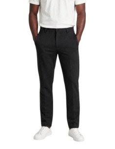 Armani Exchange pantalon homme noir fermeture crochet | ChoixMode