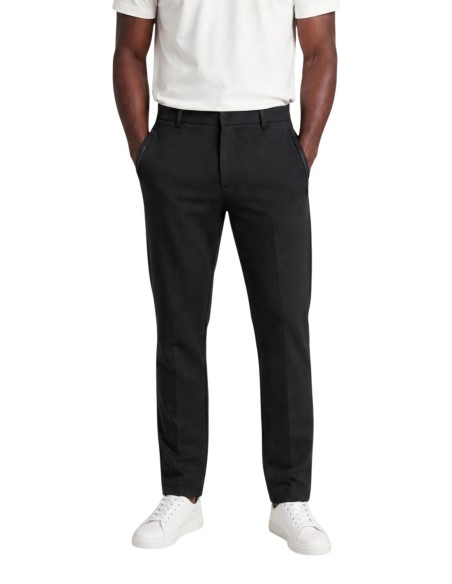 Armani Exchange pantalon homme noir fermeture crochet | ChoixMode