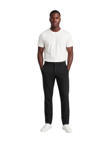 Armani Exchange pantalon homme noir fermeture crochet | ChoixMode