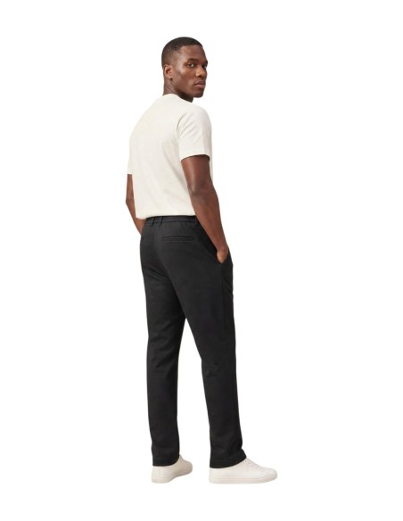 Armani Exchange pantalon homme noir fermeture crochet | ChoixMode