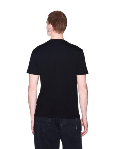 Armani Exchange t-shirt homme noir imprimé manches courtes | ChoixMode