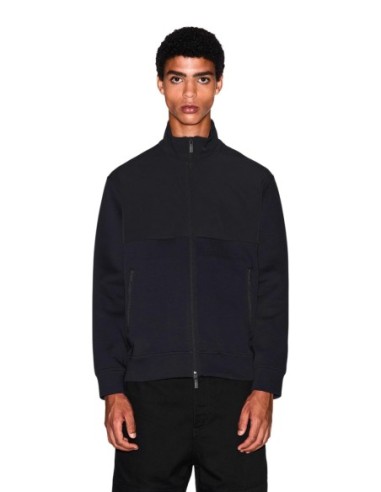 Armani Exchange sweat homme noir poches latérales | ChoixMode