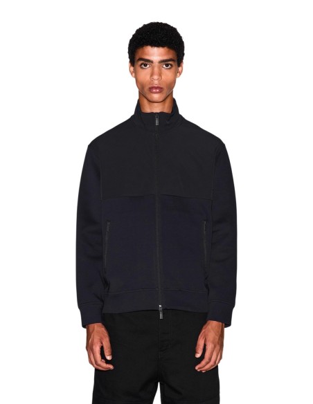 Armani Exchange sweat homme noir poches latérales | ChoixMode