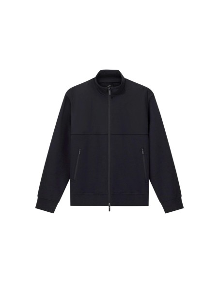 Armani Exchange sweat homme noir poches latérales | ChoixMode