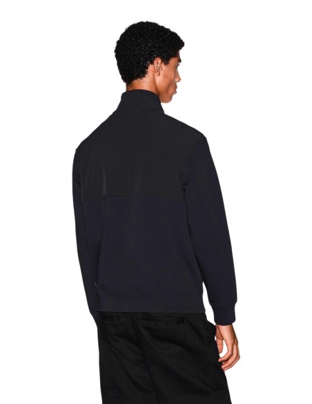 Armani Exchange sweat homme noir poches latérales | ChoixMode