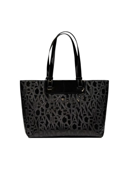 Armani Exchange sac à main femme noir imprimé | ChoixMode
