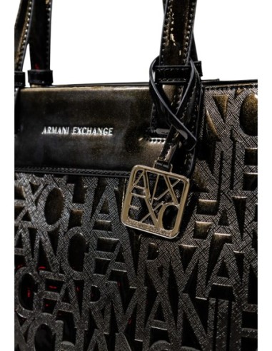 Armani Exchange sac à main femme noir imprimé | ChoixMode