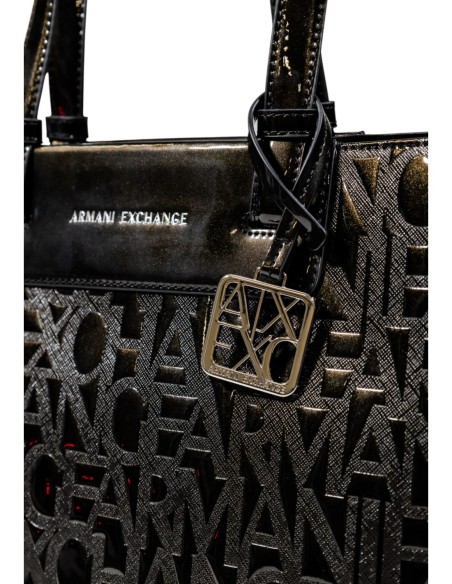 Armani Exchange sac à main femme noir imprimé | ChoixMode