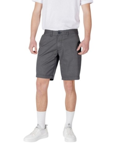 Armani Exchange bermuda homme bleu coton stretch | ChoixMode