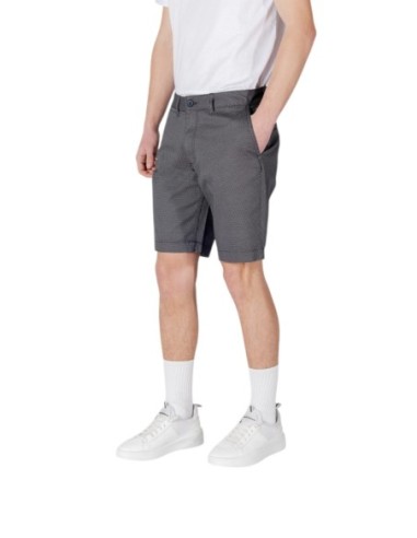 Armani Exchange bermuda homme bleu coton stretch | ChoixMode