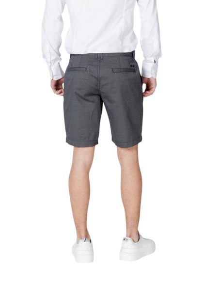 Armani Exchange bermuda homme bleu coton stretch | ChoixMode