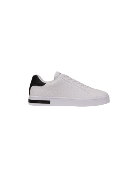 Armani Exchange baskets homme blanches monochromes | ChoixMode