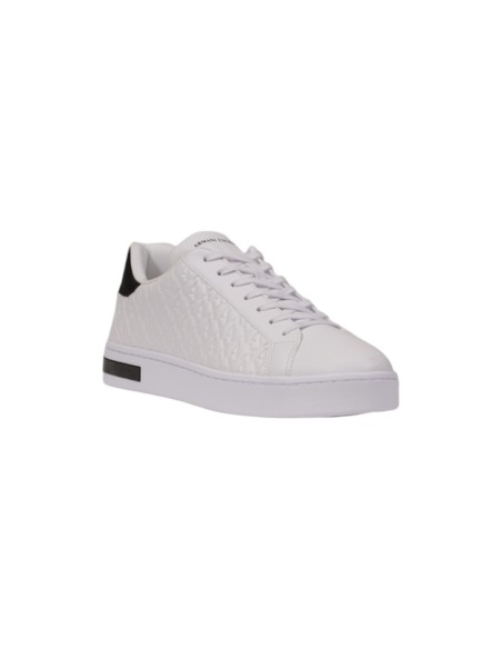 Armani Exchange baskets homme blanches monochromes | ChoixMode