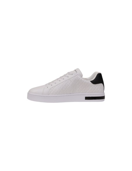 Armani Exchange baskets homme blanches monochromes | ChoixMode