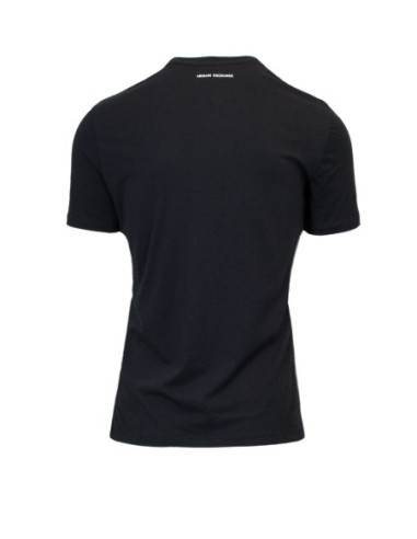 Armani Exchange t-shirt homme noir imprimé | ChoixMode