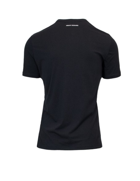 Armani Exchange t-shirt homme noir imprimé | ChoixMode