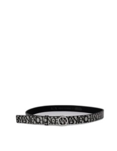Armani Exchange ceinture femme grise imprimée | ChoixMode