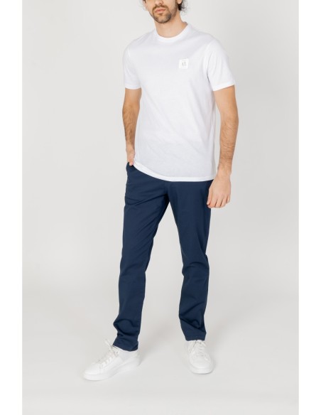 Armani Exchange pantalon homme bleu stretch | ChoixMode