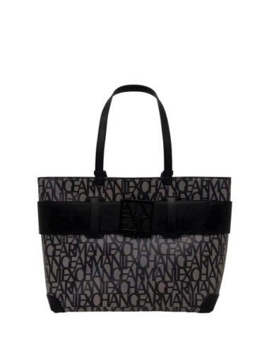 Armani Exchange sac femme noir imprimé zippé | ChoixMode