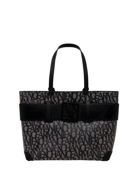Armani Exchange sac femme noir imprimé zippé | ChoixMode