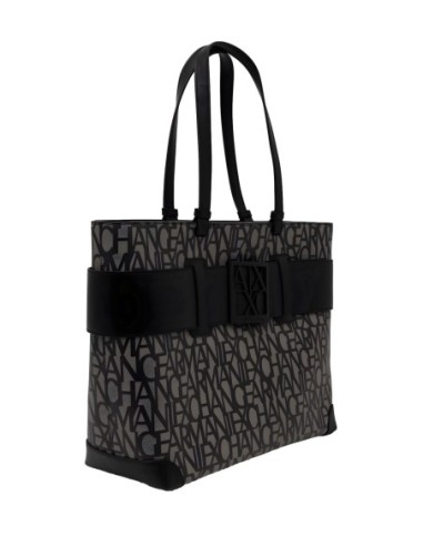 Armani Exchange sac femme noir imprimé zippé | ChoixMode