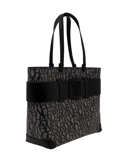 Armani Exchange sac femme noir imprimé zippé | ChoixMode