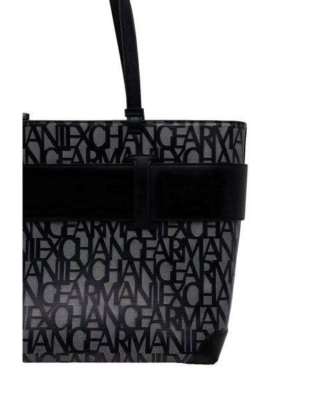 Armani Exchange sac femme noir imprimé zippé | ChoixMode