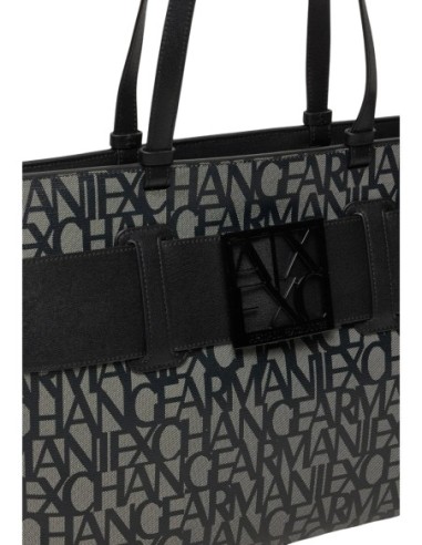 Armani Exchange sac femme noir imprimé zippé | ChoixMode