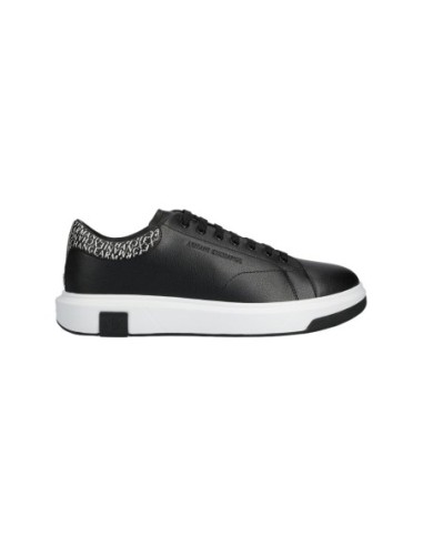 Armani Exchange baskets homme noires cuir | ChoixMode
