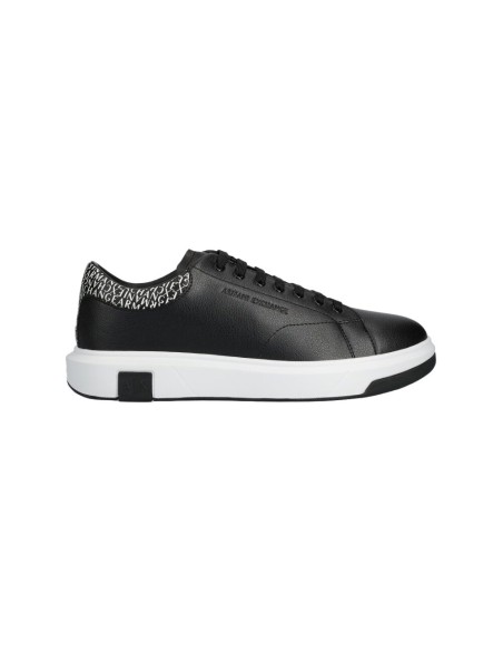 Armani Exchange baskets homme noires cuir | ChoixMode