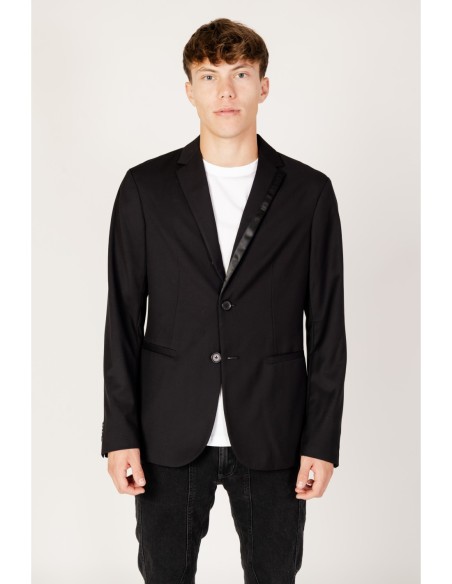 Armani Exchange veste homme noire revers | ChoixMode